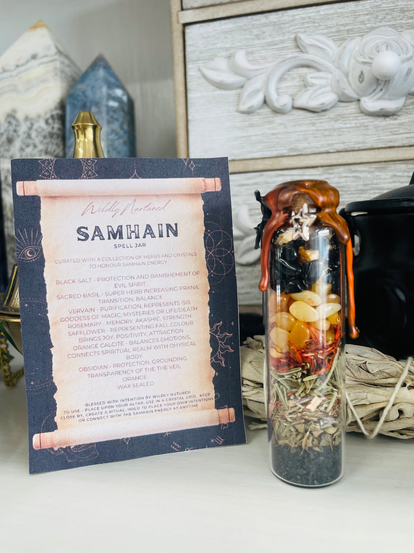 Samhain Halloween Spell Jar (limited edition)