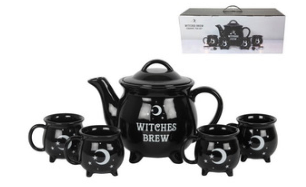 Witches Brew Ceramic Tea Set - preorder