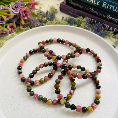 Watermelon Tourmaline Bracelet