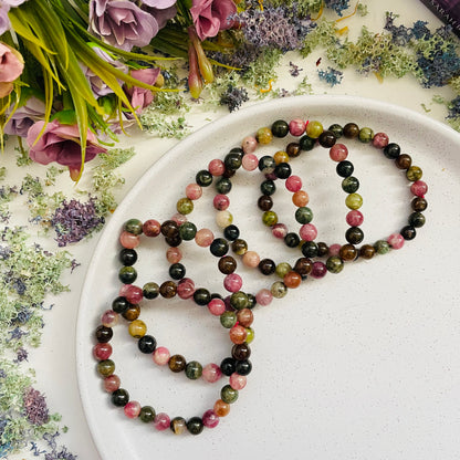 Watermelon Tourmaline Bracelet