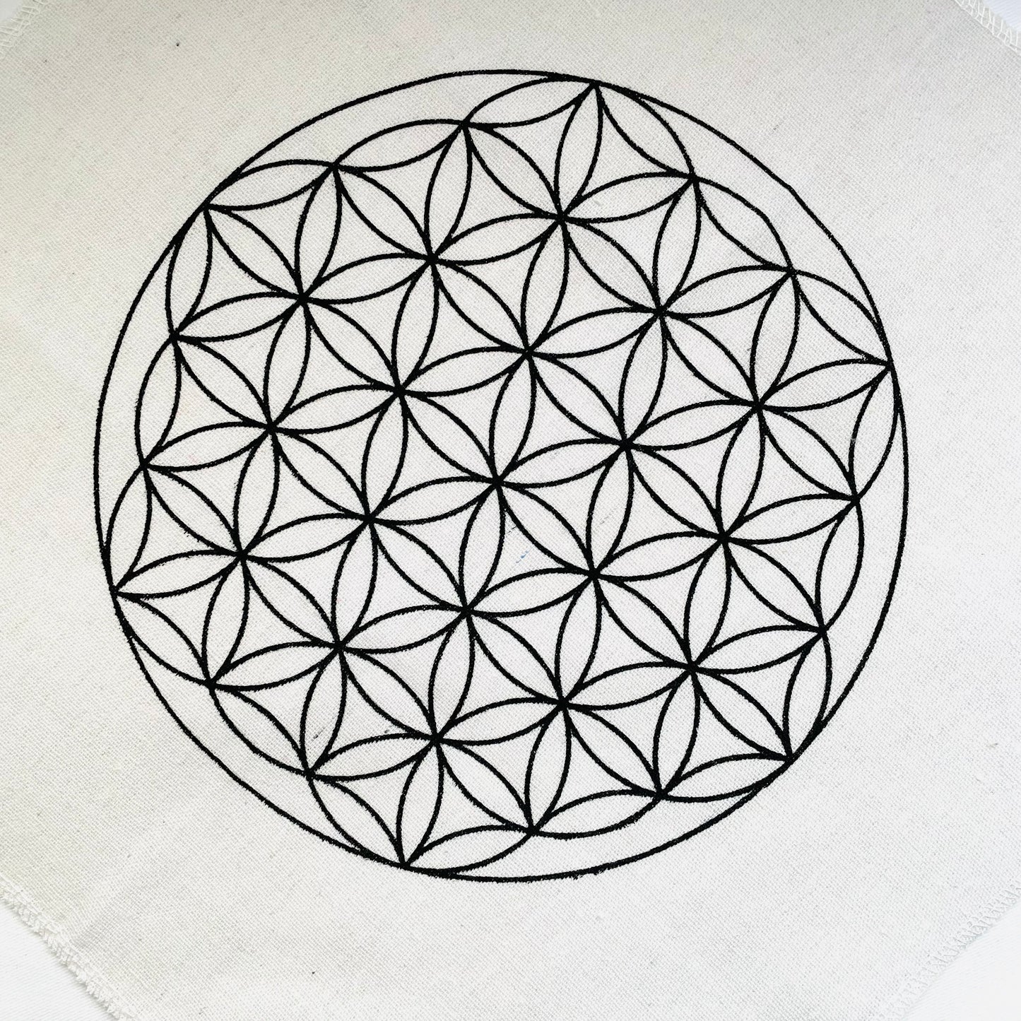 Flower of Life Crystal Grid - Cloth