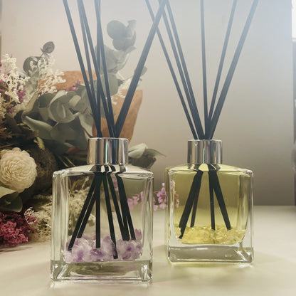 Lemongrass and Ginger - Crystal Infused Reed Diffuser