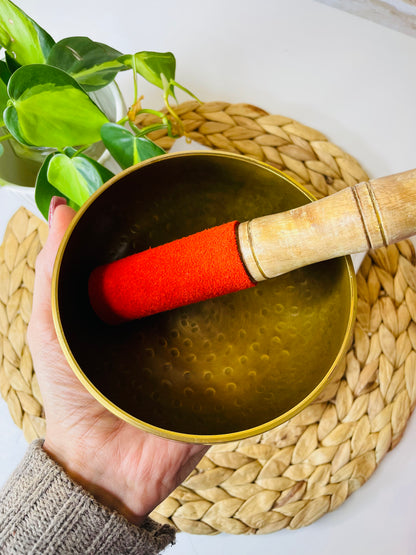 Hammered Brass Singing Bowl