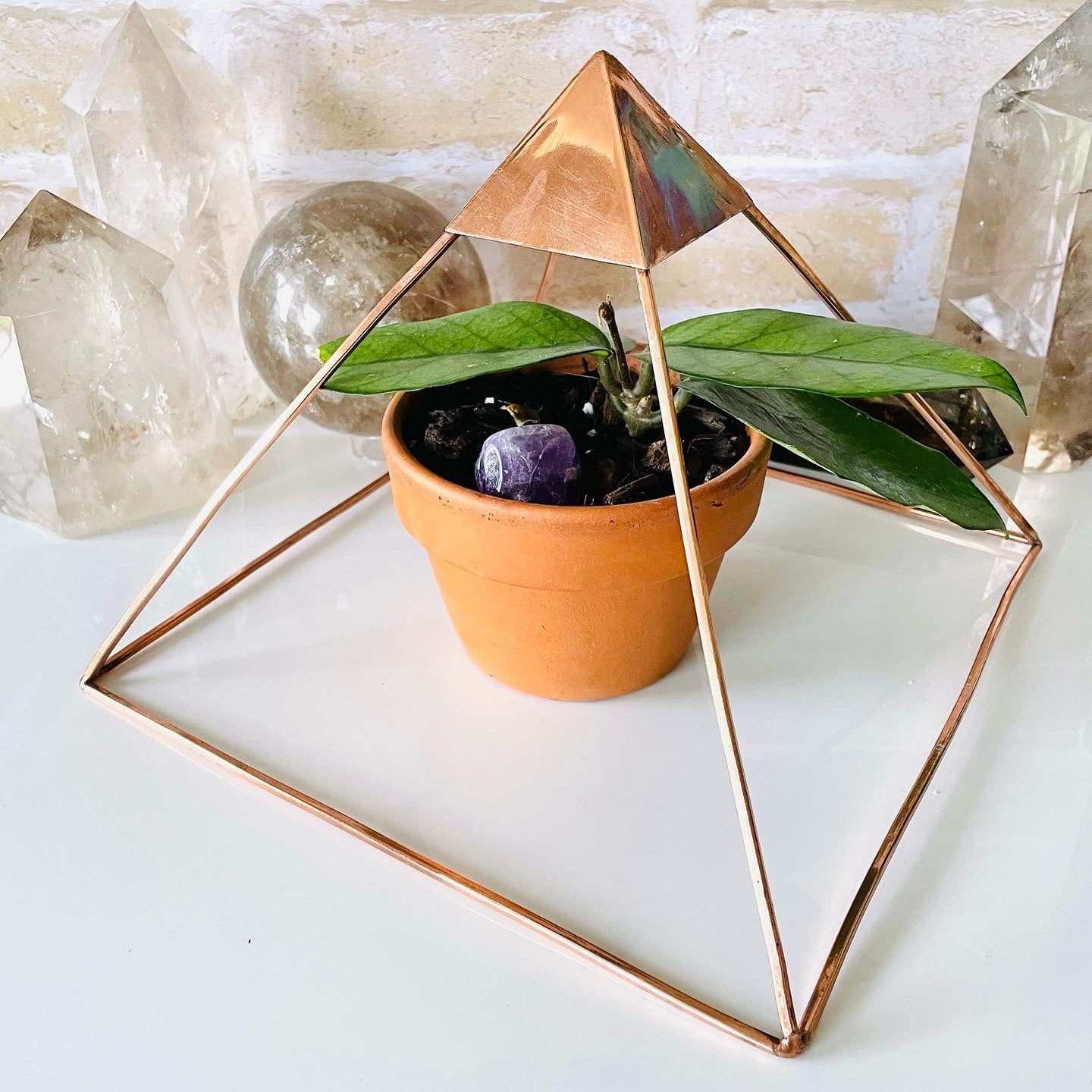 Copper Pyramid for Conducting Energy Flow
