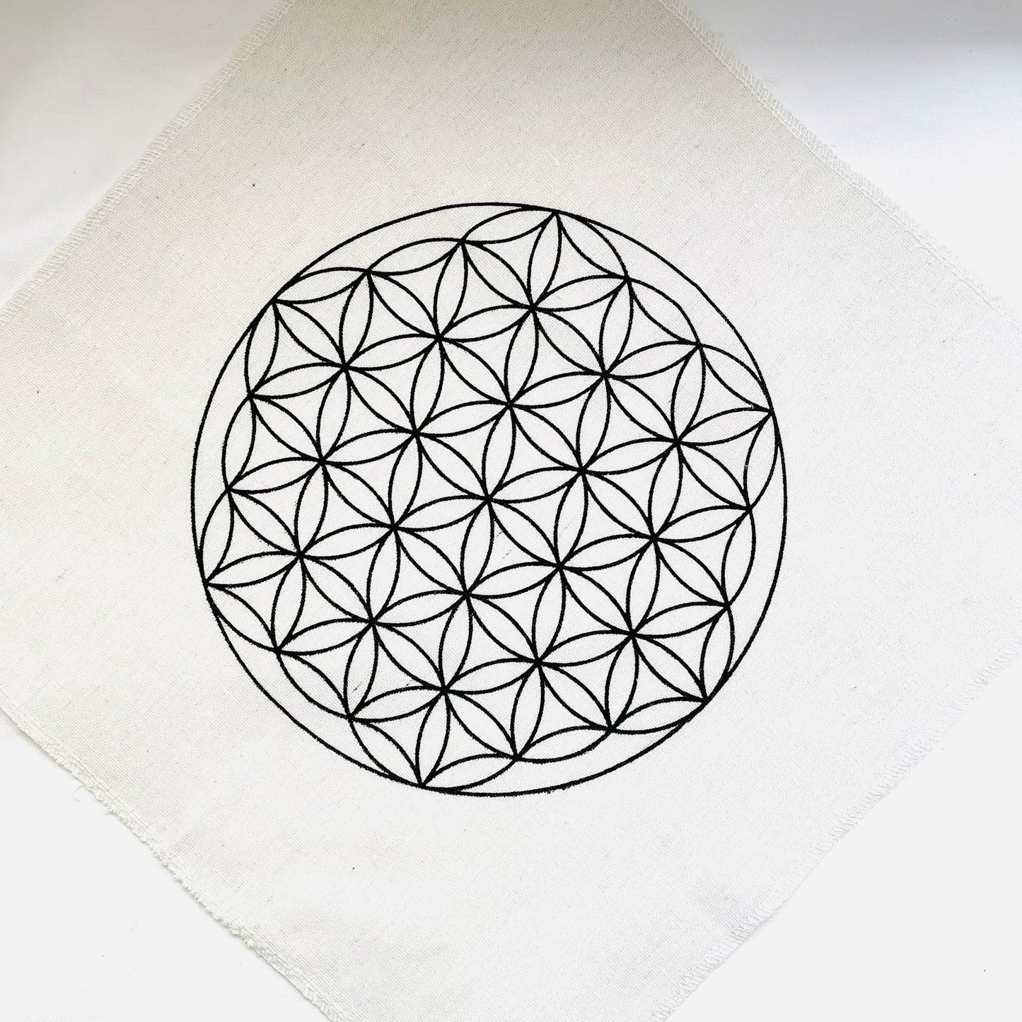 Flower of Life Crystal Grid - Cloth