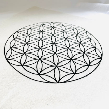 Flower of Life Crystal Grid - Cloth